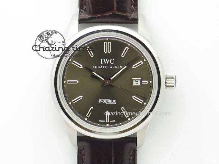 MIROTIME 1222 Thermal Pilot Chrono SS AZF 1:1 Best Edition Brown Dial on Brown Leather Strap A 7062